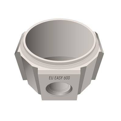Fond E.U. EASY 600 - Modèle 0° et 90° - Emboîtement Ø1000 "standard"