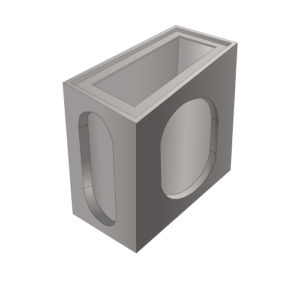 Fond PLUVIOSAFE RECTANGULAIRE – H80 cm -360kg